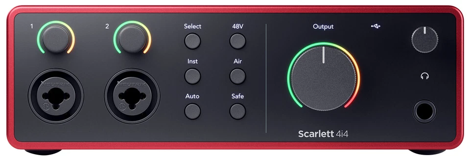 Focusrite Scarlett 4i4 4th Gen Studio Recording USB Audio Interface+Software - Image 2 of 4