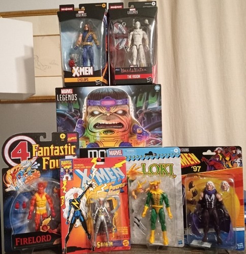 Marvel X-Men and others lot action figures including rare vintage