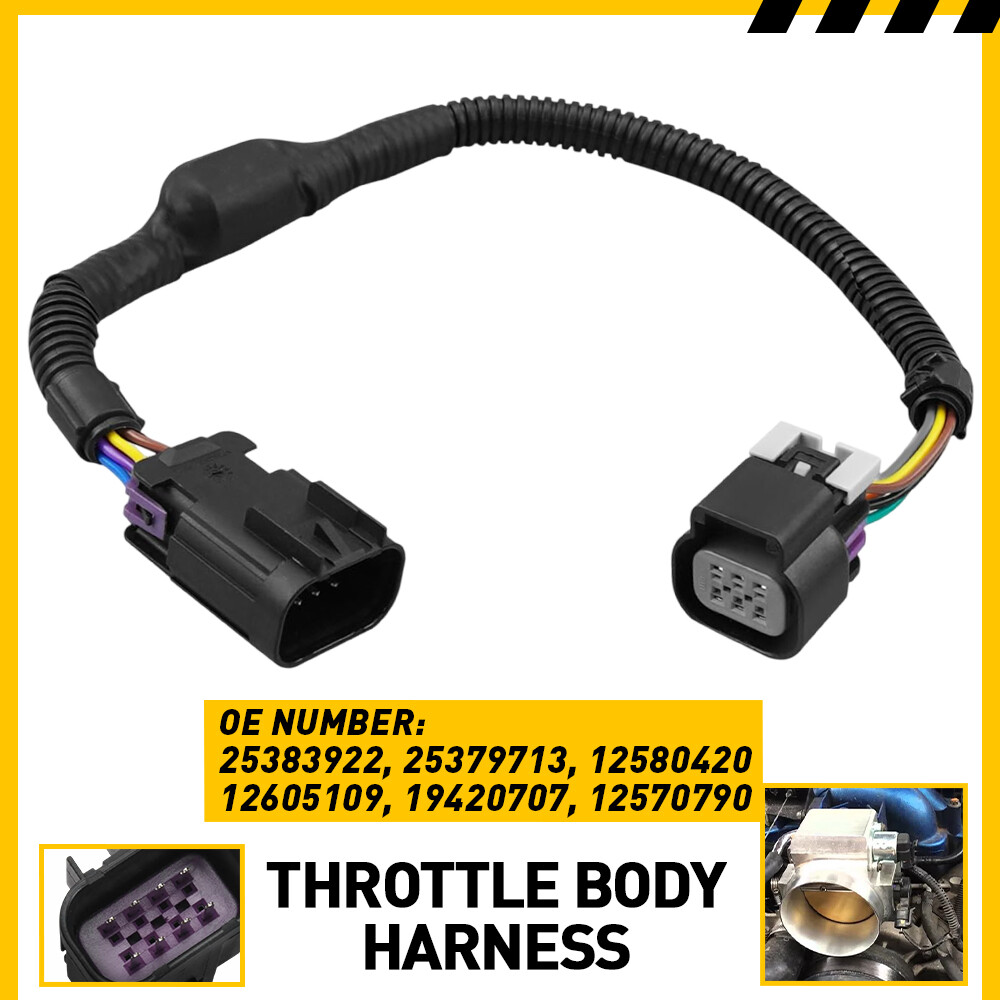 03-07 GM V8 Throttle Body 8-Pin to 6-Pin Adapter Harness 25383922 EPU