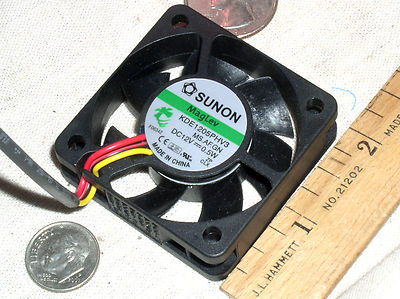 1 NEW SMALL 2'' 50MM SUNON MAGLEV KDE1205PHV3 QUIET 12V DC CAR AUDIO/COMPUTER FAN