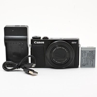 Canon PowerShot G9 X Mark II Black | Premium Compact | Minor scratches on LCD sc