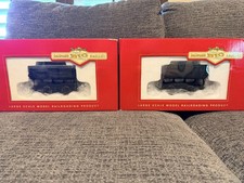 Bachmann G scale Wood Side Dump Cars L Ore Cars Metal Wheels #92503 New in box