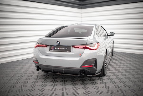 Maxton Design Diffusor Heckansatz Passend FüR Bmw 4Er Gran Coupe M-Paket G26 Sch-image