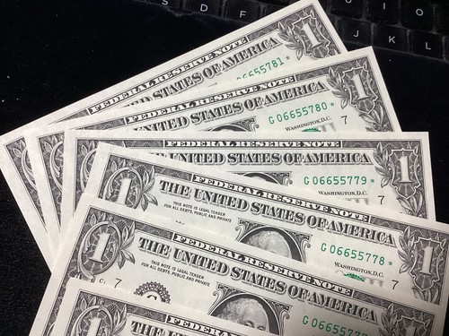 6 Notes 2003 Star Notes Consecutive Serial Numbers Uncirculated In My Photos! - Picture 4 of 7
