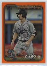 2024 Topps Pro Debut Orange Foil 7/25 Jake Deleo #PD-123 1l42