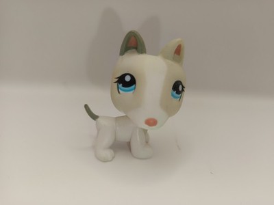 Littlest Pet Shop Rare Target Exclusive #1665 Bull Terrier Puppy Dog Hat Box LPS