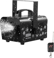 Snow Machine, 800W Handheld/Hanging Snow Maker, Portable Wireless Remote Snowmak
