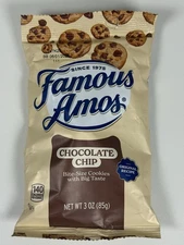 🍪 Famous Amos Chocolate Chip Cookies Original Recipe Bite-size cookies 3oz