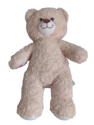 Build A Bear Cream Plush Teddy Bear 16'' Brown Nose Stuffed Animal Soft Toy