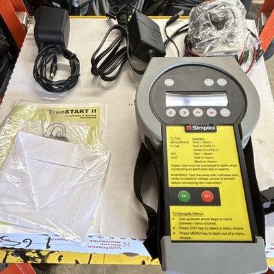 Simplex TrueSTART II Fire Alarm Tester 579-1030 Rev B
