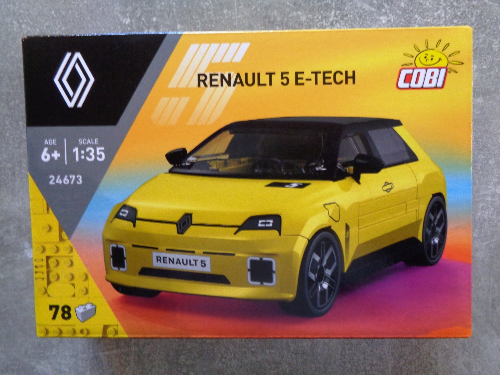 Cobi 24673 Renault 5 E-Tech gelb Auto Bausatz 1:35 sofort lieferbar! - Bild 3