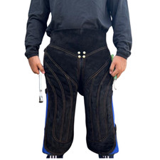 Leather Farrier Chaps Apron Full Coverage with Tool Pockets and Nail Magnets