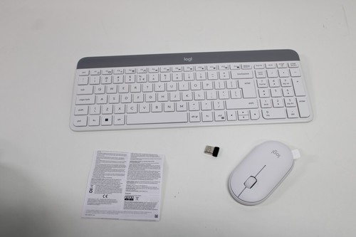 Logitech MK470 Slim Combo - Draadloos toetsenbord en muis - Wit - QWERTY - Afbeelding 7 van 7