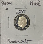 2004-S Proof Roosevelt Dime, Item 1507