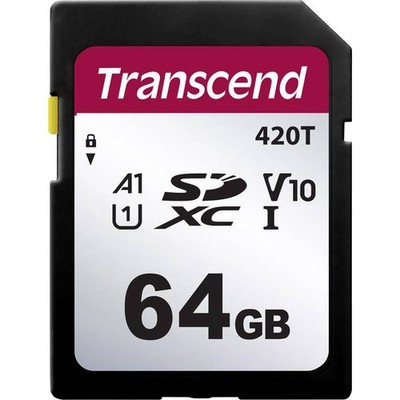 Transcend TS64GSDC420T 64GB v30 Video Speed Class SD Card