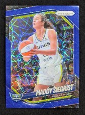 2025 Panini Prizm WNBA - Blue Velocity Prizm #50 - Maddy Siegrist - Dallas Wings