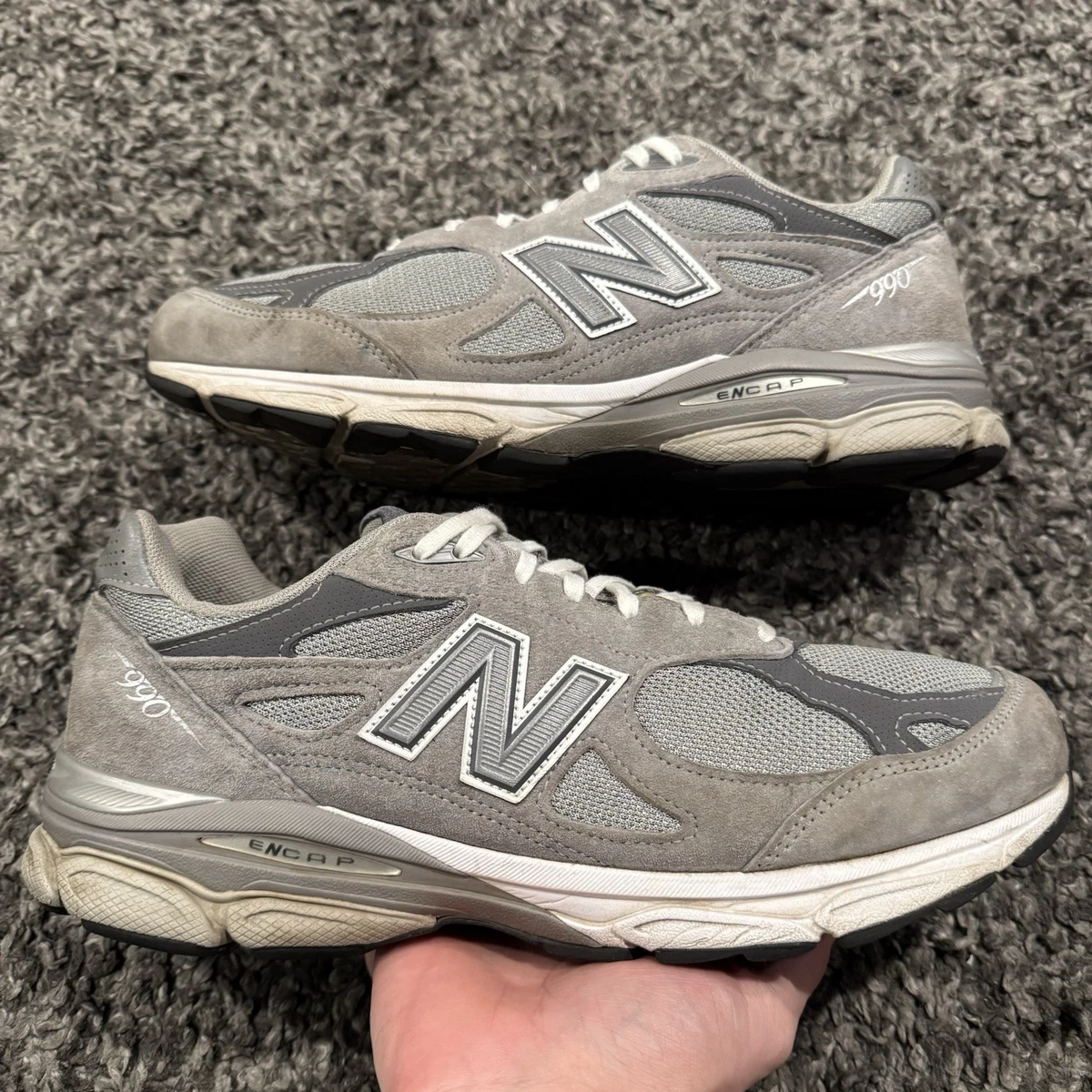 Preços baixos em New Balance 990v3 Gray | eBay
