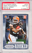 2012 Panini Prizm Football Trent Richardson #235 RC PSA 10 POP 7