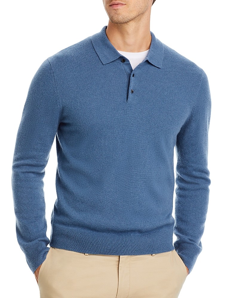 The Mens Store at Bloomingdales Cashmere Three Button Polo Sweater S 32490₽