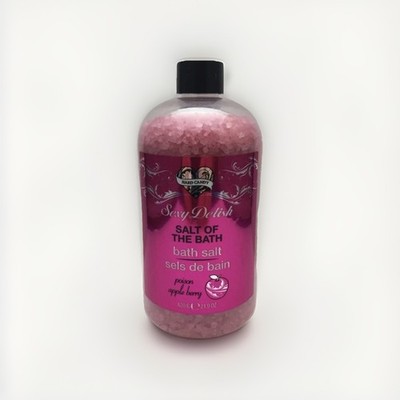 HARD CANDY SEXY DELISH BATH SALT POISON APPLE BERRY 21.9 OZ- NEW