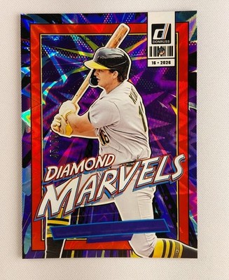 Nick Kurtz Oakland A's 2026 Donruss Diamond Marvels No. 6 /99  No Name Variation