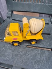 Alter TONKA Betonmischer Blech Kunststoff Blechspielzeug USA