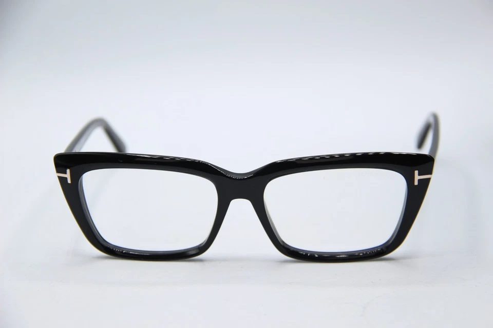 NEW TOM FORD TF 5894-B ECO 001 BLACK GOLD AUTHENTIC FRAMES EYEGLASSES 56-16 - Image 2 of 4