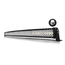 LED Light Bar, 396W Quad Row Off Road Driving Light Spot 54" Curved White