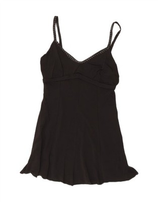 Sandro Ferrone Womens Sleeveless Slip Dress UK 0 2XS Black MM10