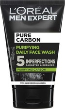 Loreal Paris Men Expert Face Wash Pure Charcoal 100ML ,Reduced Blackhead