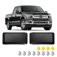 2Pcs Front Bumper Cover Trim for 2018-2020 F-150, Front Bumper Pad, Left Right