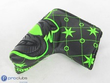 New Bettinardi Black/Green Stars Fat Cat Blade Putter Headcover - 511586