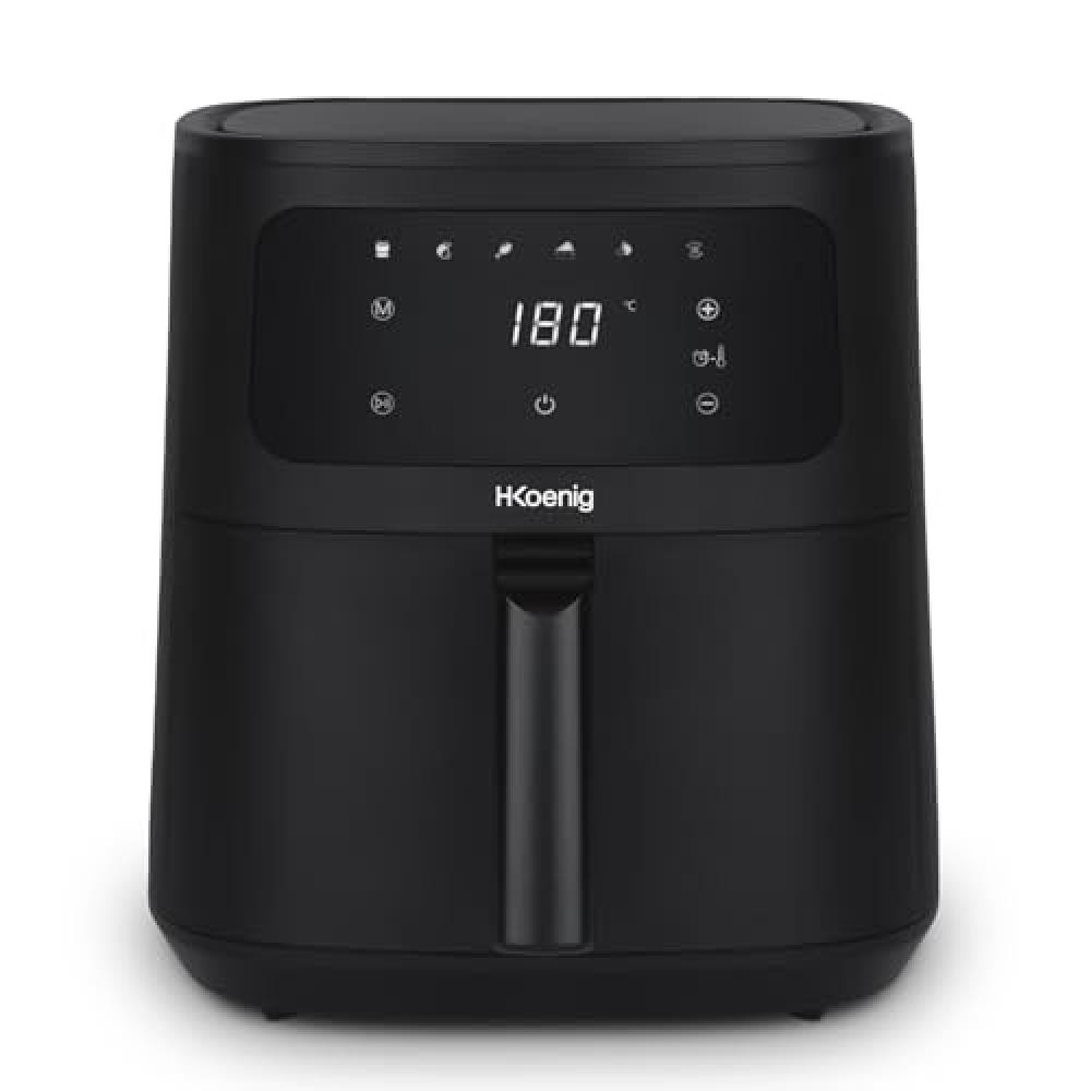 H.Koenig FRY880 - Friggitrice senza olio, capacit  8L, fino a 10 persone, regola