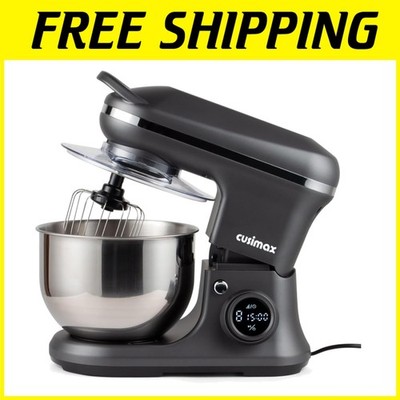 5-Qt Electric Stand Mixer, 8-Speed with Digital Timer