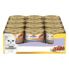 Gourmet Purina Gold Umido Gatto Dadini in Salsa con Vitello in Salsa con Verdure