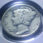 1925-d 10c Mercury Dime - VG+ - Us Silver Coin