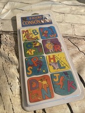 K-1 Story Tray 8 Miniature Books Of Consonants Rare Mini Books Tray Vtg 1992