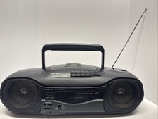 Sanyo MCD-Z2 CD Player AM/FM Radio Cassette Boombox 1992 Tested All Working