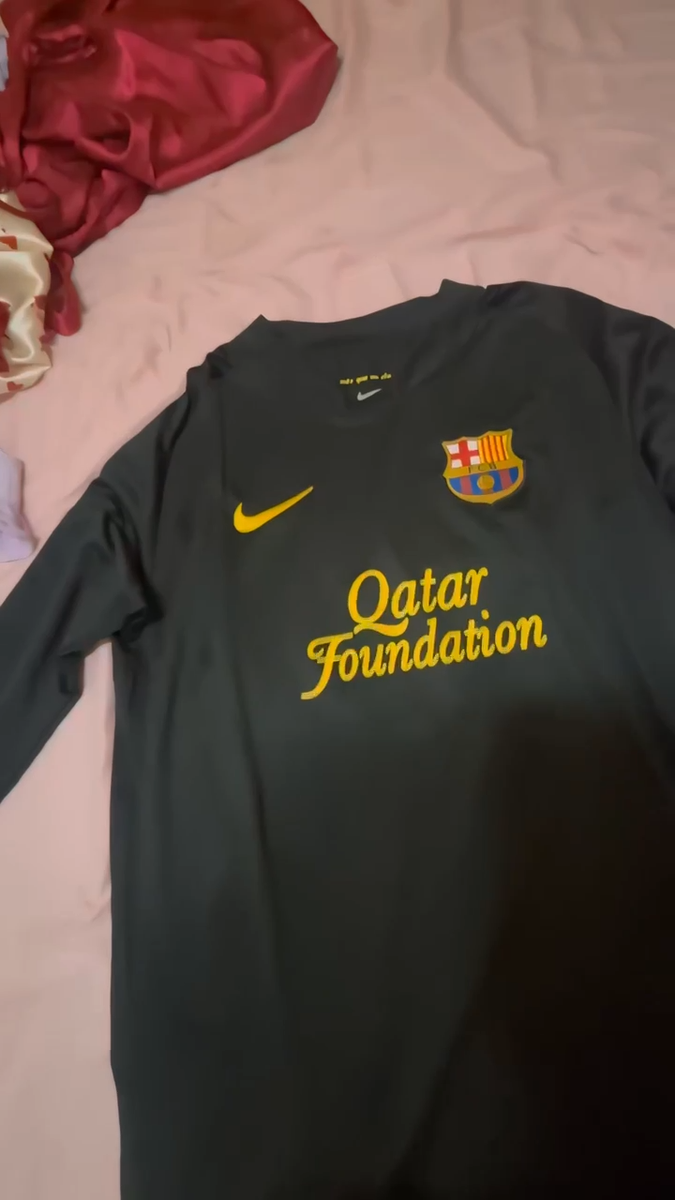 11/12 長袖 UCL仕様 MESSI #10 NIKE オーセン L 黒 11/12 長袖 UCL仕様 MESSI #10 NIKE オーセン L 黒 11/12 長袖 UCL仕様