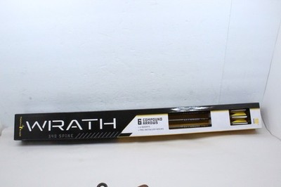 WRATH 6pk Uncut Trophy Ridge 340 Spine 30'' Carbon Compound Arrows