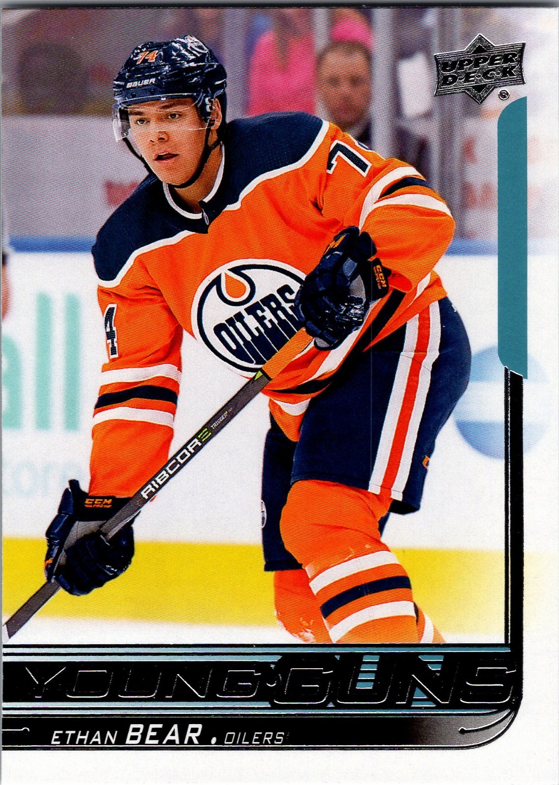 Ethan Bear 2018-19 Upper Deck Series 2 Young Guns #479 - Edmonton Oilers