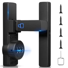 90 Degree Flip Latch Lock with Combination for Barn Door 3-Digit Password