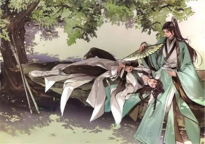 Shen Qingqiu Luo Binghe Poster Abschaum Bösewicht Roman 53x38cm Sammlerstück