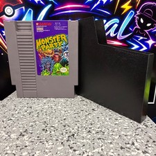 Monster Party Bandai Nintendo NES Video Game NES-P1-USA Gray Cartridge W/ Sleeve