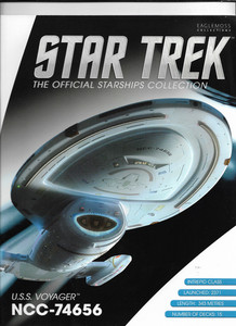 EAGLEMOSS COLLECTION--STAR TREK---U.S.S. VOYAGER NCC-74656--MAGAZINE ONLY