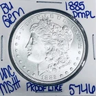1885 BU UNCIRCULATED MORGAN SILVER DOLLAR AUTHENTIC U.S. MINT FREE SHIPPING 5746