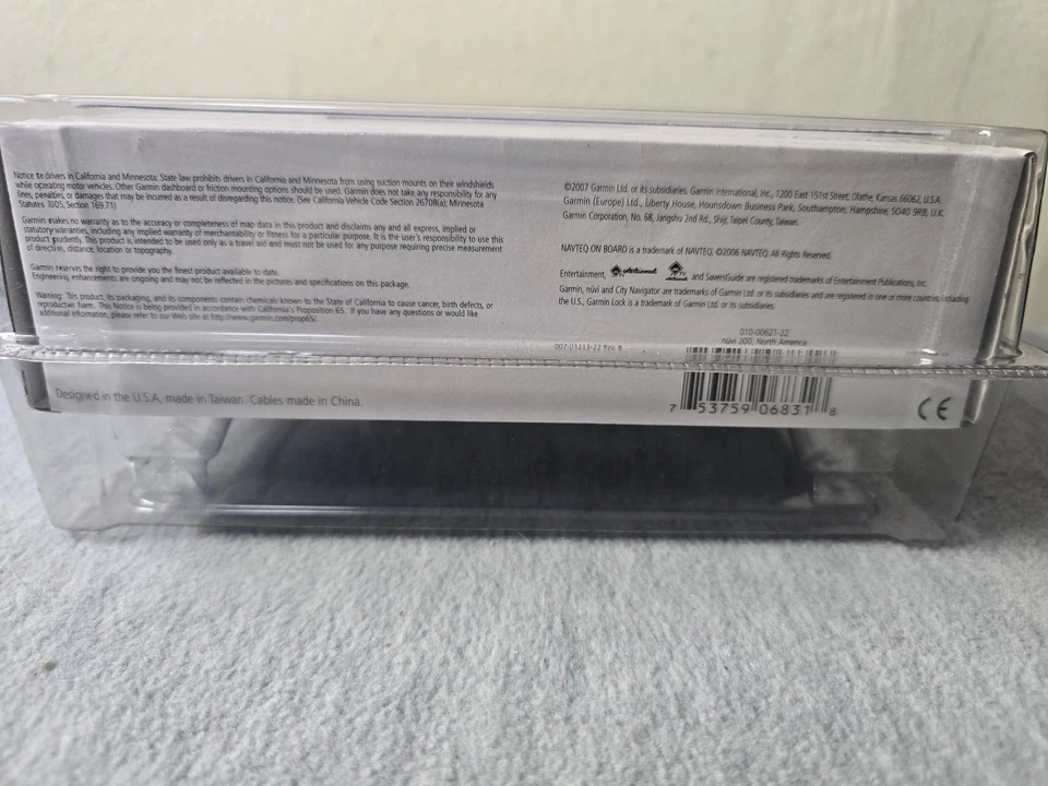 New Garmin Nuvi 200 GPS 3.5" Touchscreen - Still Sealed In Plastic Clam Shell - Image 3 of 4