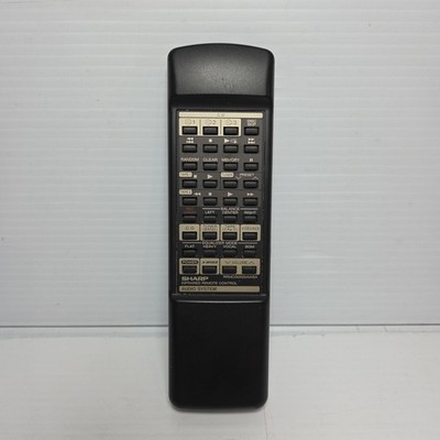 TESTED & WORKING Genuine OEM SHARP RRMCG0019AWSA Audio System Remote Control