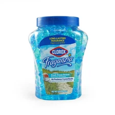 Clorox Fraganzia Crystal Beads Air Freshener in Fresh Ocean Breeze Scent -
