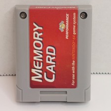 Performance N64 Memory Card Controller Pak P-302 Tested Working Nintendo 64